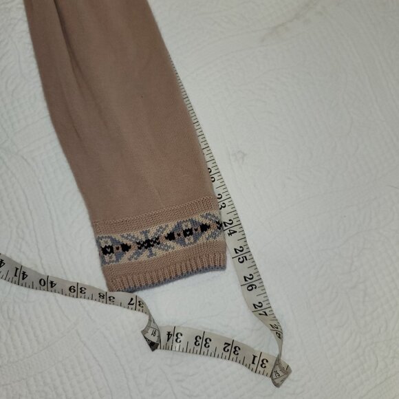 576. Chelser & Violet Long Sleeve Top Tan Sz L - Picture 4 of 9